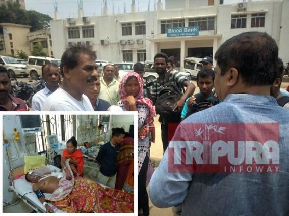 Amid Pratima-Biplab led BJP's massive Post-Poll violence, BJP Health Minister displays Civilized Political Culture towards Opposition, assures free Medical treatment for injured CPI-M activist at GB hospital 